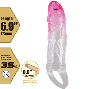 PRETTY LOVE - ODES REALISTISCHE 2 CM PENISVERGRÃSSERUNGSHÃLSE ROSA